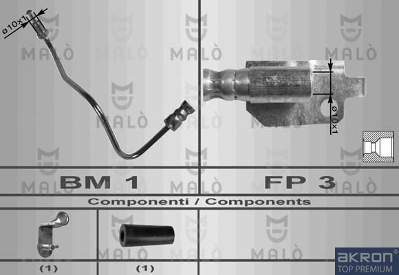 FLESSIBILE DEL FRENO - AKRON