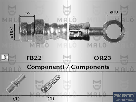 FLESSIBILE DEL FRENO - AKRON