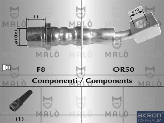 FLESSIBILE DEL FRENO - AKRON