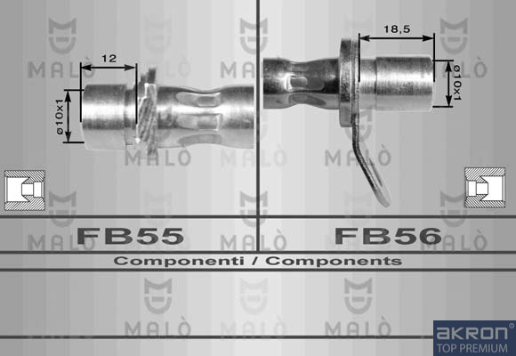 FLESSIBILE DEL FRENO - AKRON