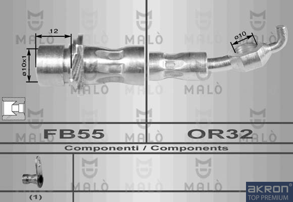 FLESSIBILE DEL FRENO - AKRON