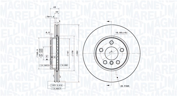 BRAKE DISC BMW 2 ACTIVE TOURER (F45) BMW