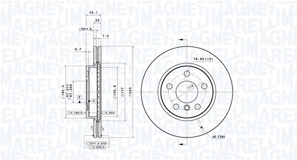 BRAKE DISC MINI MINI (F56) MINI MINI (F5