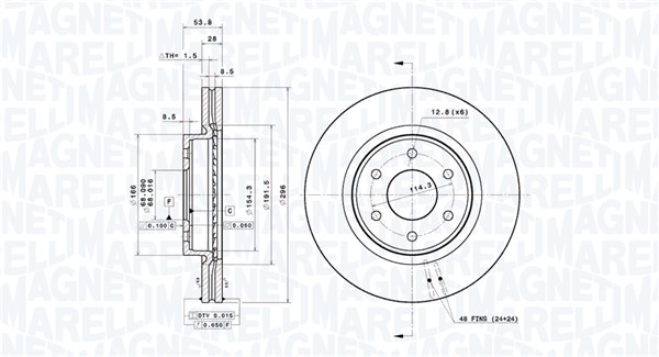 BRAKE DISC NISSAN NP300 NAVARA PICKUP (D