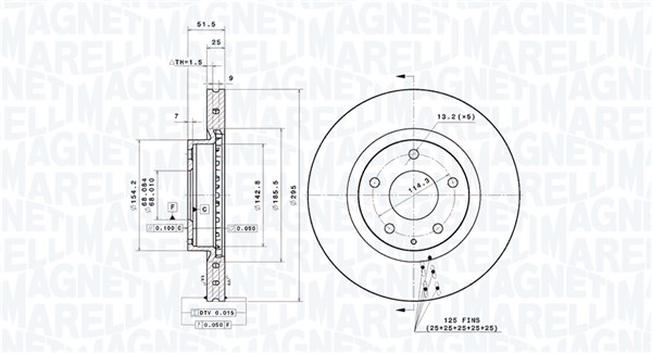 BRAKE DISC MAZDA CX-3 (DK) MAZDA CX-3 (D