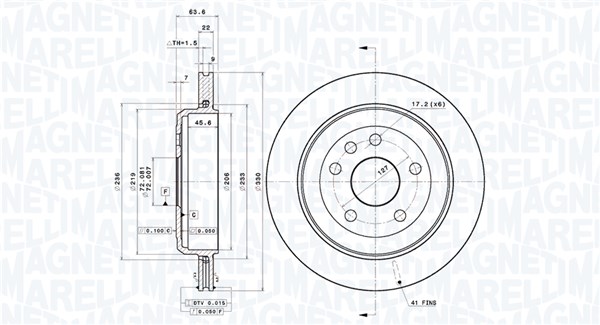 BRAKE DISC JEEP GRAND CHEROKEE IV (WK, W