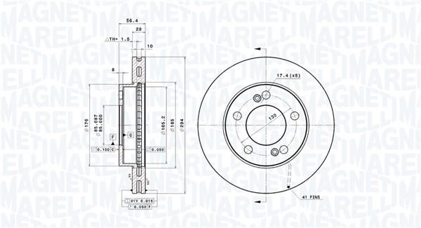 BRAKE DISC SSANGYONG KYRON SSANGYONG KYR