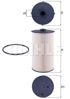 MAHLE FILTRO DIESEL HCV