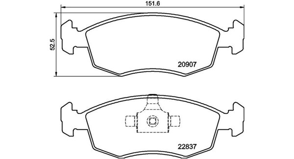PASTIGLIE FRENO FIAT