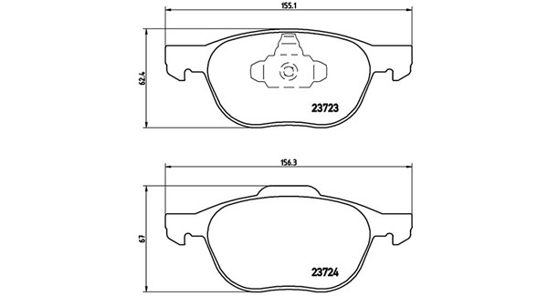PASTIGLIE FRENO XTRA FORD ECOSPORT