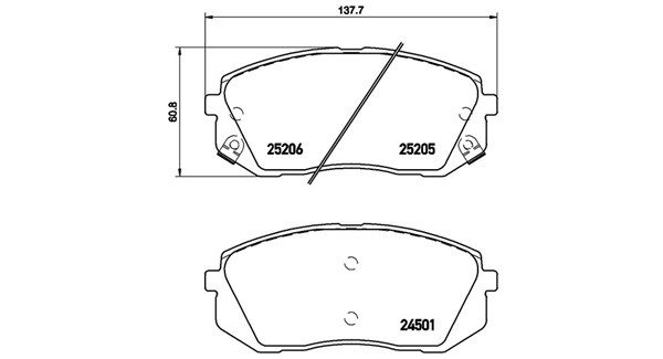 PASTIGLIE FRENO XTRA HYUNDAI IX35