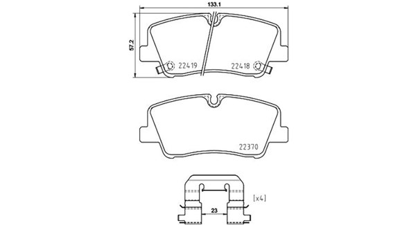 PASTIGLIE FRENO HYUNDAI