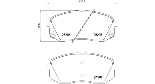 PASTIGLIE FRENO HYUNDAI