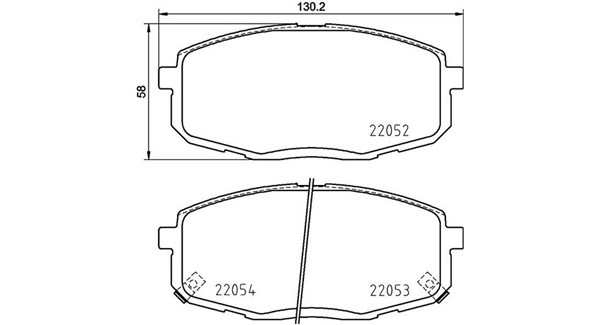 PASTIGLIE FRENO HYUNDAI