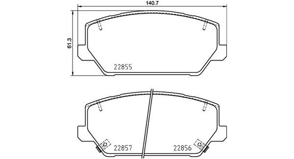 PASTIGLIE FRENO HYUNDAI/KIA