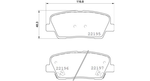 PASTIGLIE FRENO HYUNDAI