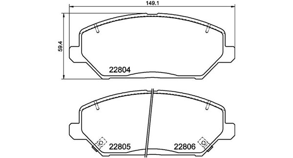 PASTIGLIE FRENO HYUNDAI/KIA