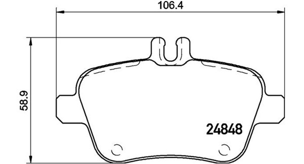 PASTIGLIE FRENO INFINITI/MERCEDES-BENZ
