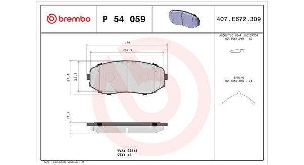 PASTIGLIE FRENO MITSUBISHI