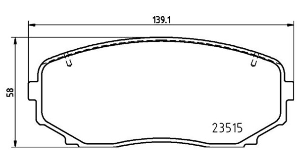 PASTIGLIE FRENO MITSUBISHI