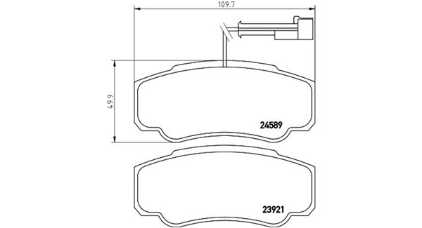 PASTIGLIE FRENO NISSAN