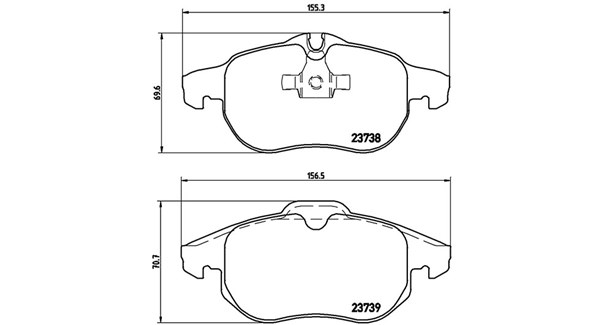 PASTIGLIE FRENO XTRA FIAT CROMA