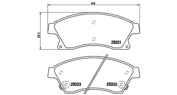 PASTIGLIE FRENO XTRA CHEVROLET AVEO