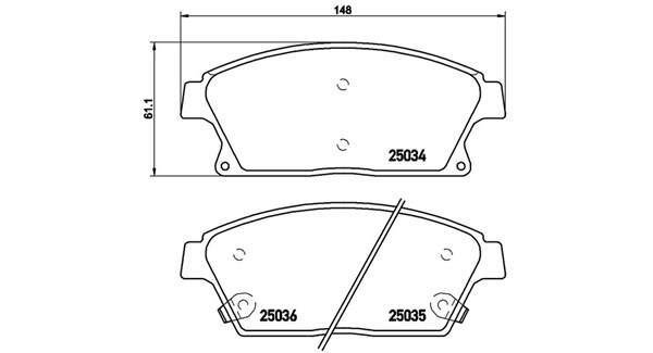 PASTIGLIE FRENO XTRA CHEVROLET CRUZE HAT
