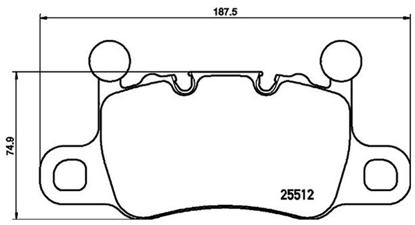 PASTIGLIE FRENO PORSCHE