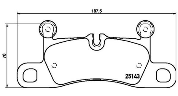 PASTIGLIE FRENO PORSCHE