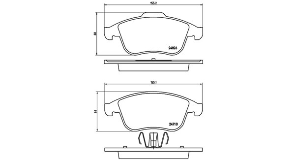 PASTIGLIE FRENO XTRA RENAULT CLIO IV