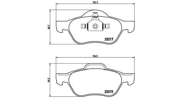 PASTIGLIE FRENO XTRA RENAULT CLIO III