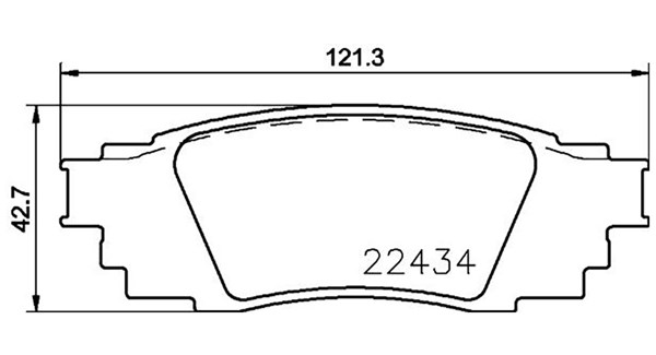 PASTIGLIE FRENO LEXUS