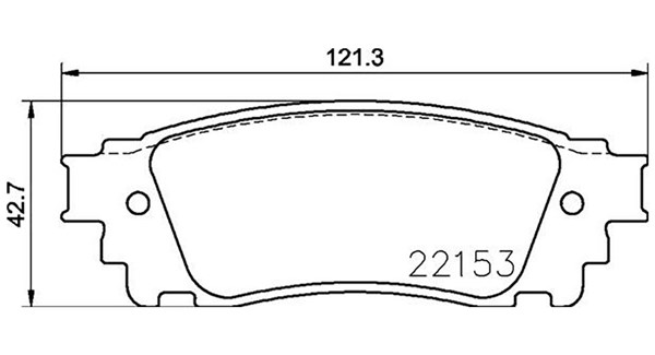 PASTIGLIE FRENO LEXUS
