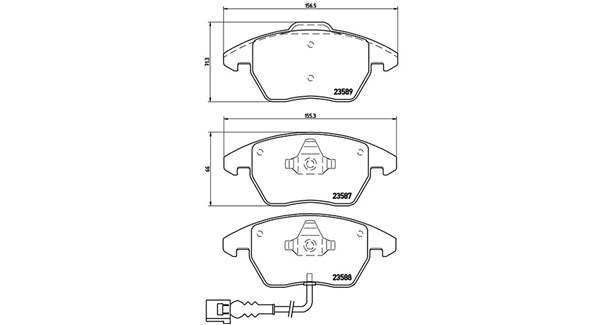 PASTIGLIE FRENO XTRA AUDI A1