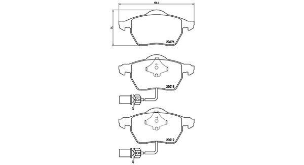 PASTIGLIE FRENO XTRA AUDI A4