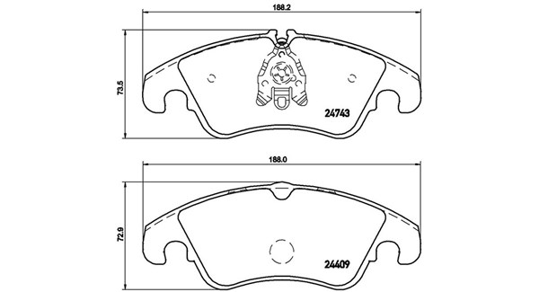 PASTIGLIE FRENO XTRA AUDI A4L