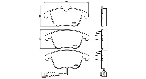 PASTIGLIE FRENO XTRA AUDI Q3