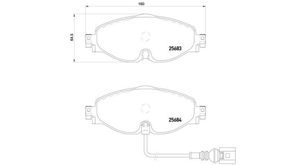 PASTIGLIE FRENO XTRA AUDI A3