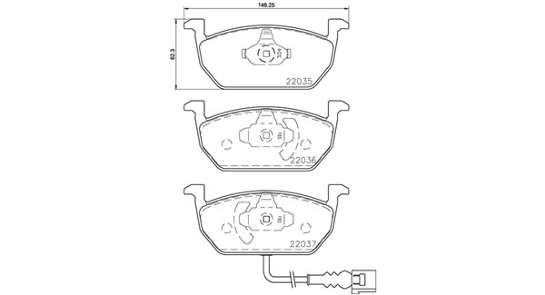 PASTIGLIE FRENO XTRA AUDI A3