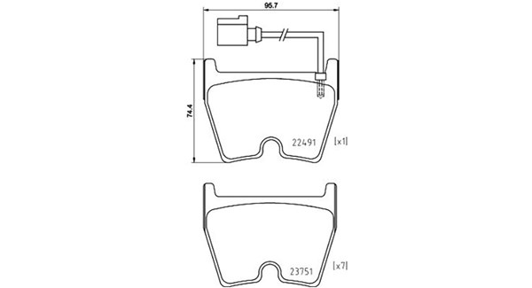 PASTIGLIE FRENO XTRA AUDI A3