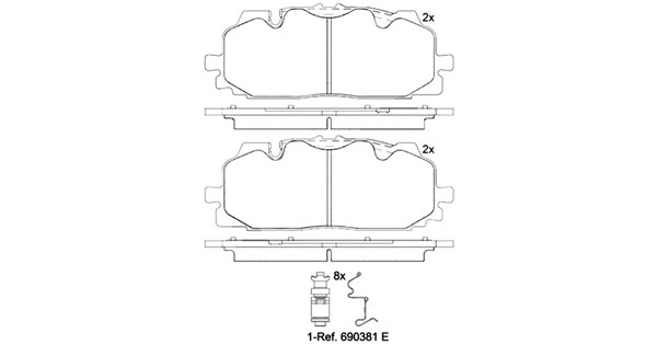 PASTIGLIE FRENO XTRA AUDI A4