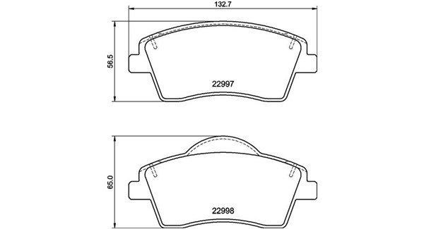 PASTIGLIE FRENO VOLVO