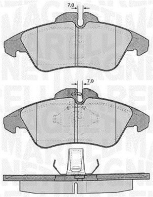 PASTIGLIE FRENO MERCEDESSPRINTER 2-T (90