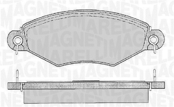PASTIGLIE FRENO PEUGEOT206