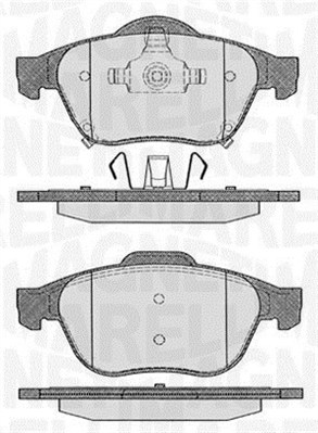 PASTIGLIE FRENO TOYOTAAVENSIS (ZZT22 )