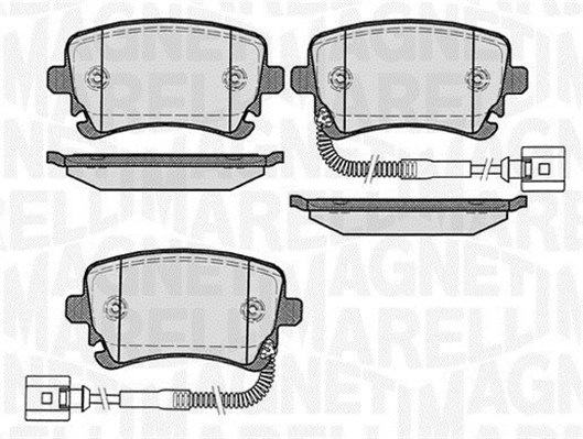 PASTIGLIE FRENO AUDIA 4 II QUATTRO (8E)
