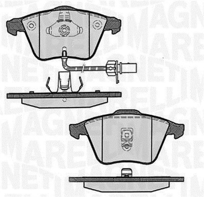 PASTIGLIE FRENO AUDIALLROAD (4BH)