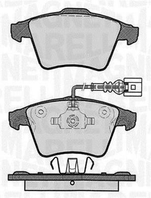 PASTIGLIE FRENO VOLKSWAGENTOUAREG (7L )