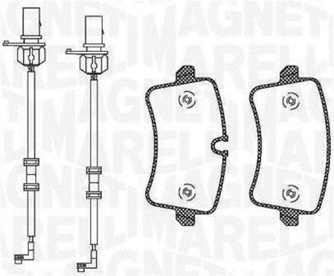 PASTIGLIE FRENO AUDIA 8 (4H ) 1KW